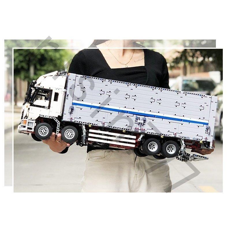 レゴ テクニック 互換品 ウィングボディトラック コンテナトラック ブロック 車 クリスマス プレゼント 23008 