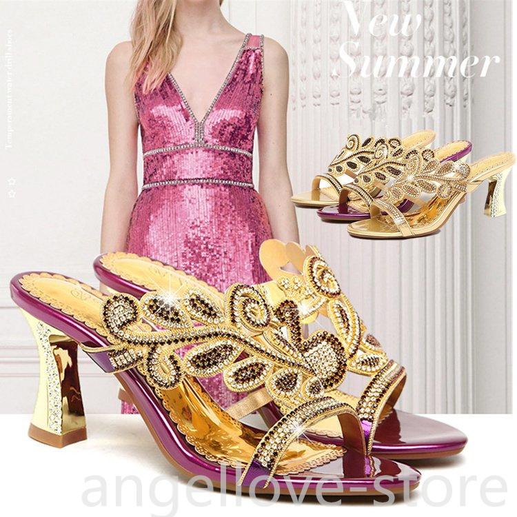 純正最安値 サンダル レディース キラキラ 靴 美足 シューズ 痛くない ヒールサンダル ハイヒールミュール 靴 お洒落 美脚 デーリー 大人 可愛い 結婚式 二次会 お呼ばれ 老舗質屋 Ssl Daikyogo Or Jp