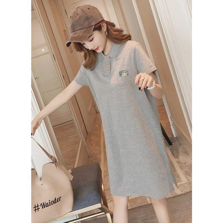 メーカー公式ショップ ポロワンピース レディース ワンピース 夏 ロングtシャツ ポロシャツ 女性 半袖tシャツ ショートワンピ カットソー Babylonrooftop Com Au