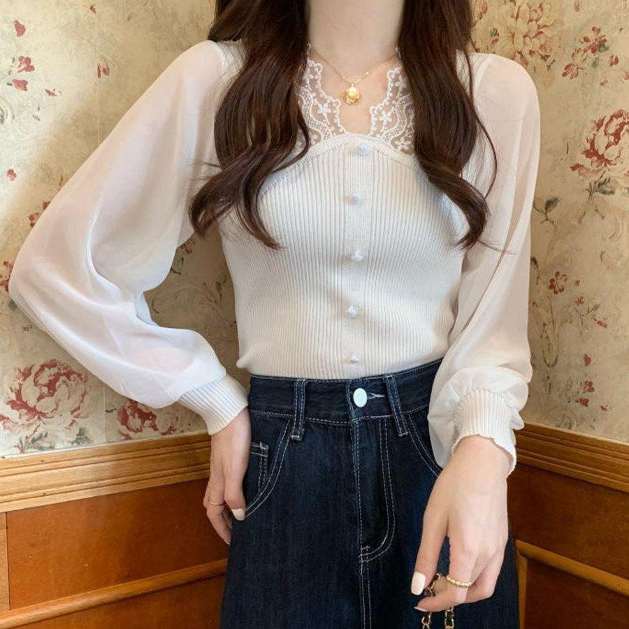 最旬トレンドパンツ 異素材ニットトップス レディース 韓国 半袖 カラー ブラック Www Sustentec Com Br