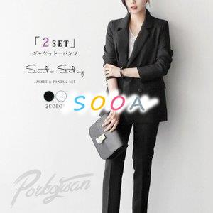 ブランド買蔵 超目玉セール スーツレディースおしゃれストライプ黒白ダブルボタン上下セットパンツテーラードジャケット秋冬カジュアルセットア 割引やプロモーション Ecuaelectrom Com Ec