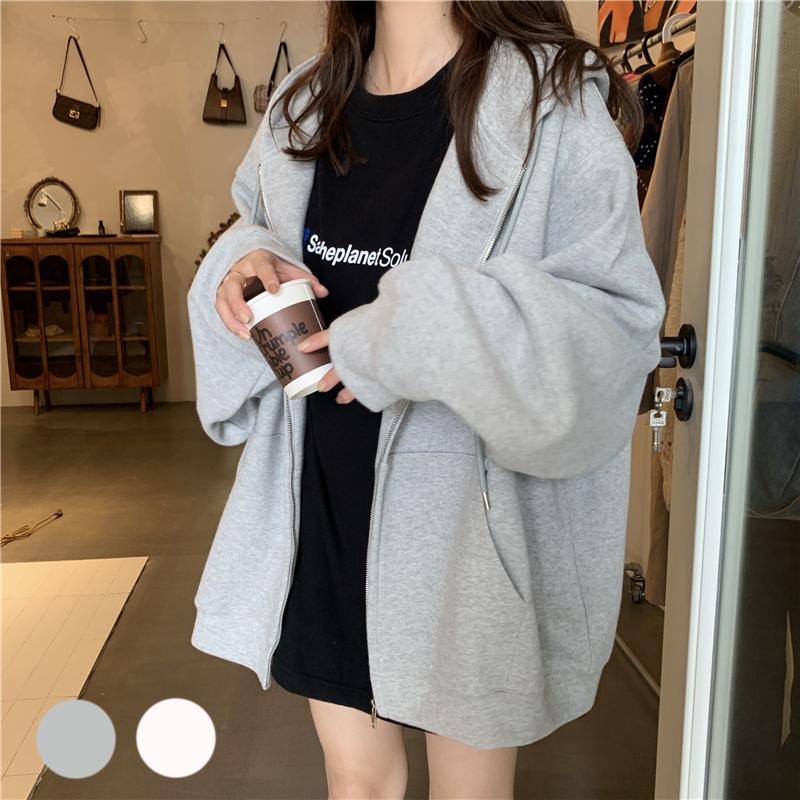 アウトレット特売中 スウェットパーカー レディース フード付き ゆったり 無地 韓国ファッション 原宿系 トップス 秋冬 長袖 代 30代 40代 直販価格 Ssl Daikyogo Or Jp