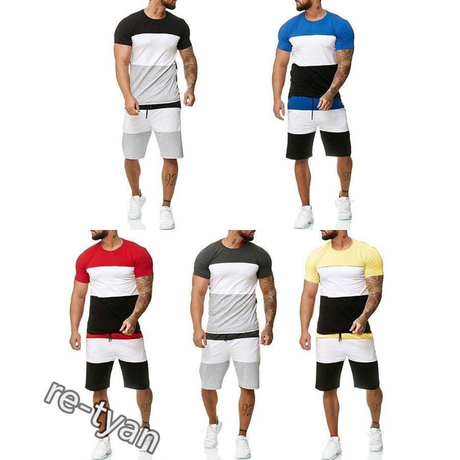 ジャージメンズ 上下セット スポーツウェア セットアップ 半袖 短パン 吸水速乾 夏服 通気性 Tシャツ おしゃれ ルームウェア 運動着 かっこいい 大きいサイズ 新しい