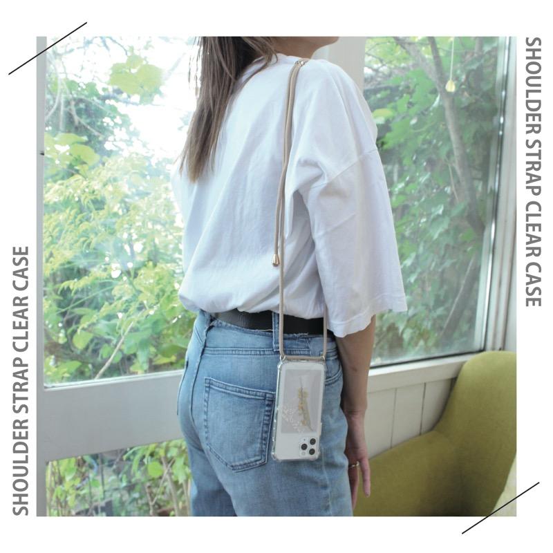 iPhoneケース ショルダー iphone14 pro max スマホケース ストラップ スマホショルダー クリア iphone 13 12 se 紐付き 透明 韓国 かわいい | iPhone | 13