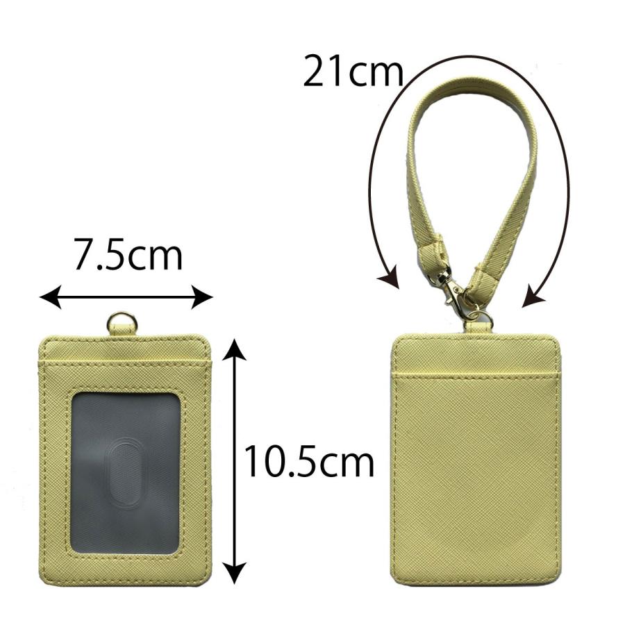 パスケース ICカードケース 定期入れ カードキーケース 社員証入れ ホルダー ケース カバー | ブランド登録なし | 02