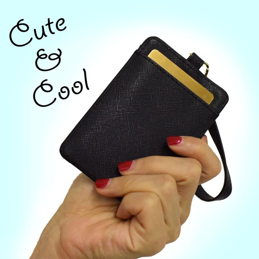 パスケース ICカードケース 定期入れ カードキーケース 社員証入れ ホルダー ケース カバー | ブランド登録なし | 03