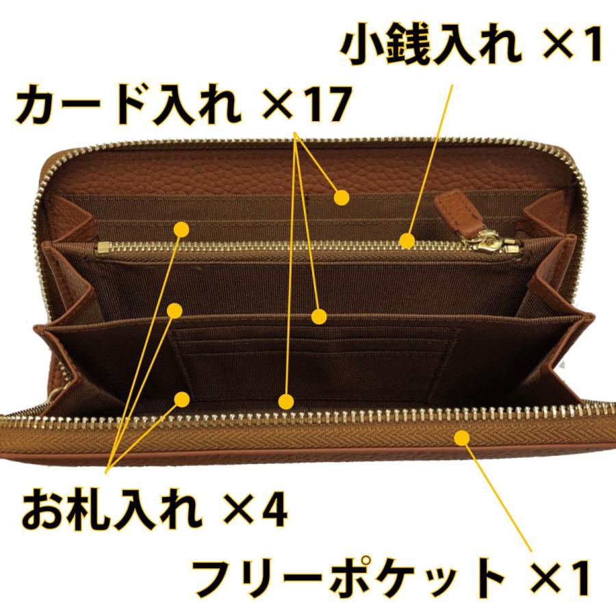 長財布 財布 サイフ さいふ レディース ラウンドファスナー 本革 