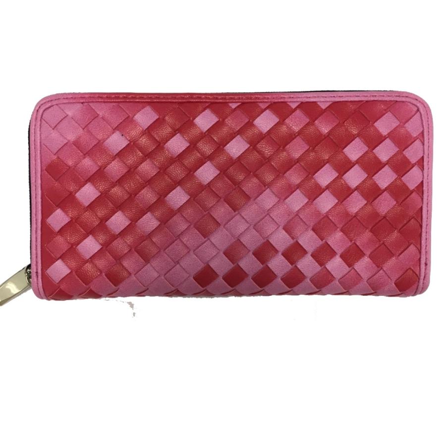 編み込み長財布 ラウンドファスナー長財 編み込みラウンドファスナー長財布 レディース ピンク 編みこみラウンド長財布 ギフト Cpwa105 イリスステーショナリーストア 通販 Yahoo ショッピング