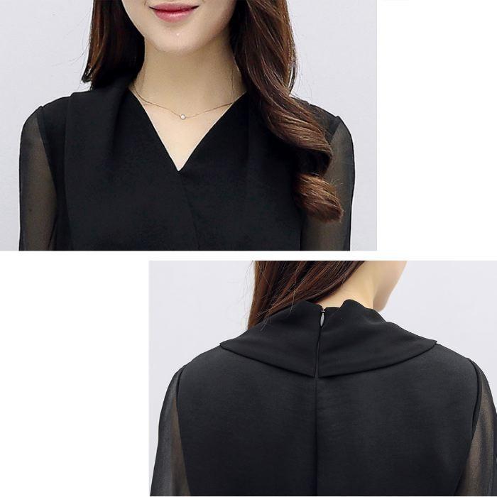 セットアップ レディース ドレス パンツ オールインワン ブラック 黒 五分袖 フォーマル 結婚式 二次会 入園式 卒園式 入学式 卒業式 |  | 10