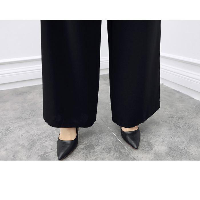 セットアップ レディース ドレス パンツ オールインワン ブラック 黒 五分袖 フォーマル 結婚式 二次会 入園式 卒園式 入学式 卒業式 |  | 12