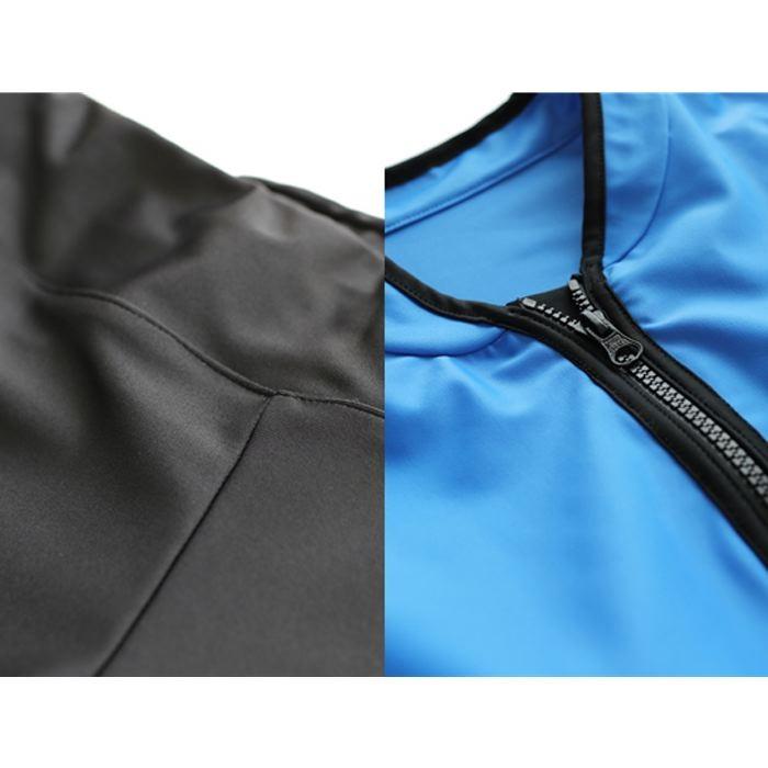 水着 タンキニ フィットネス スイミング ジム ノースリーブ ショートパンツ 短パン ブルー レッド ホワイト オシャレ シンプル 送料無料 742 |  | 13