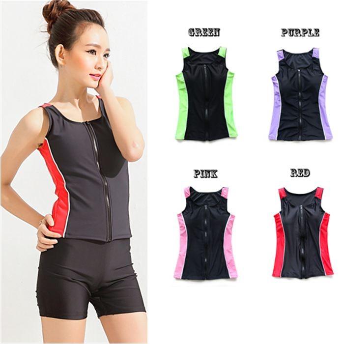 水着 レディース 体型カバー フィットネス ジム プール スイミング タンキニ オトナ女子 可愛い 競泳 競泳用 ハーフパンツ 送料無料 750 |  | 05