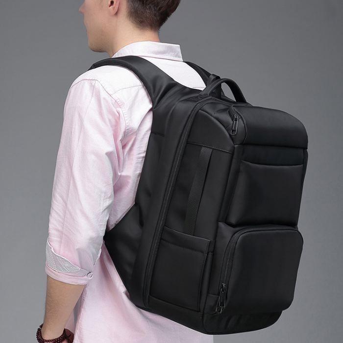 スタイリッシュ リュック メンズ 大容量 防水 盗難防止 17インチ ラップトップ バックパック USB充電ポート 荷物用ベルト付 送料無料 |  | 12
