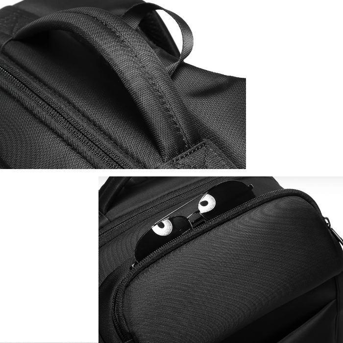 スタイリッシュ リュック メンズ 大容量 防水 盗難防止 17インチ ラップトップ バックパック USB充電ポート 荷物用ベルト付 送料無料 |  | 16