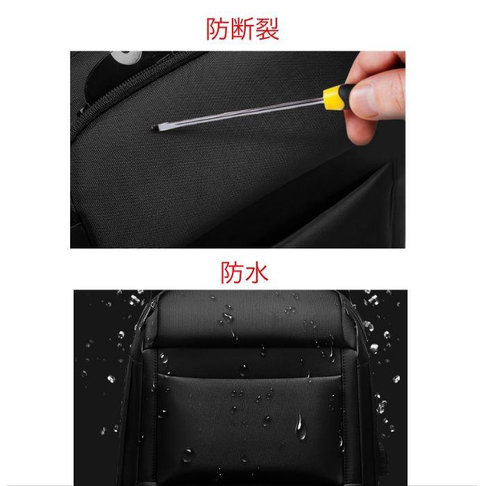 スタイリッシュ リュック メンズ 大容量 防水 盗難防止 17インチ ラップトップ バックパック USB充電ポート 荷物用ベルト付 送料無料 |  | 02