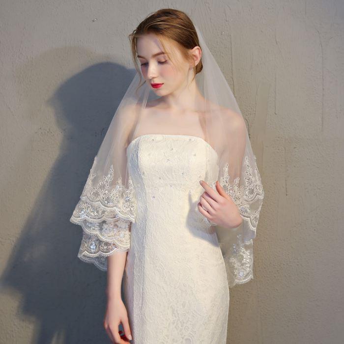 ベール ウェディング ウェディング ヴェール コーム付き  ウェディング ヴェール コーム付き 結婚式 花嫁ベール |  | 04