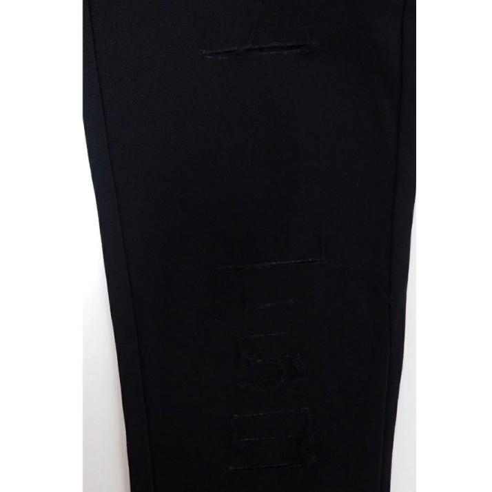 ダメージスキニーパンツ 穴あき ブラック ストレッチ パンツ ハイウエスト スキニー ズボン 可愛い オシャレ 送料無料 |  | 15