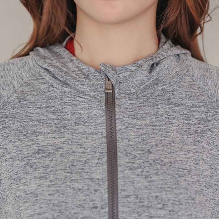 ラッシュガード レディース 長袖 UVカット フード付き 水着 体型カバー パーカー 杢柄 可愛い オシャレ トレンド 送料無料 798 |  | 19