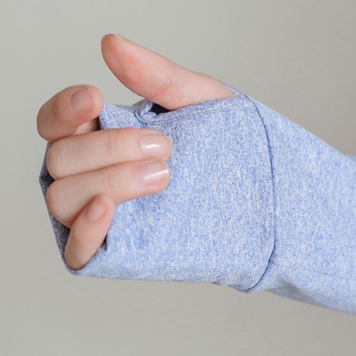 ラッシュガード レディース 長袖 UVカット フード付き 水着 体型カバー パーカー 杢柄 可愛い オシャレ トレンド 送料無料 798 |  | 10