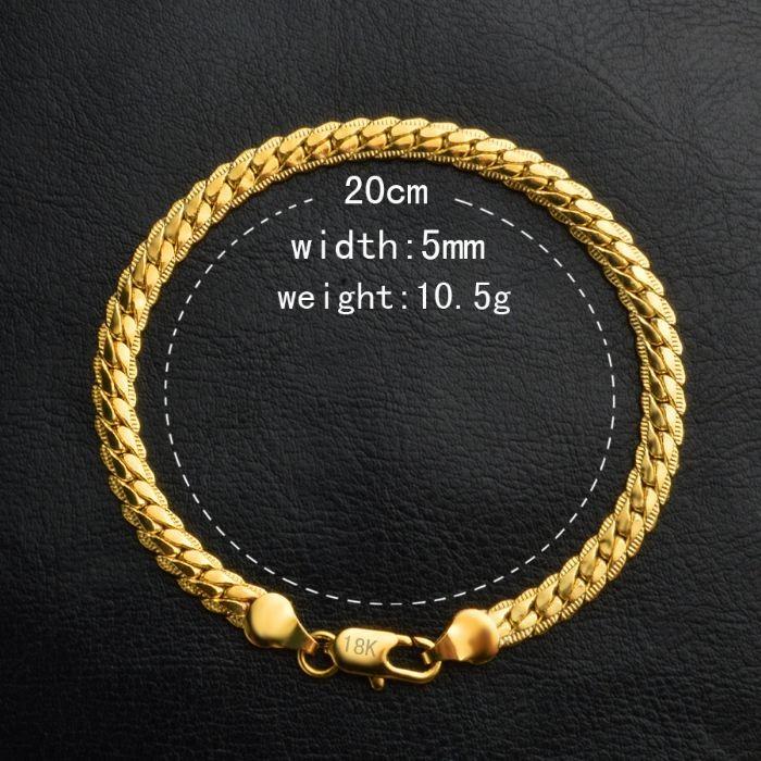 喜平ブレスレット メンズ ブレスレット 喜平ゴールド 18KGOLD 喜平シルバー SILVER FILLED ブレスレット 18K 送料無料 |  | 03