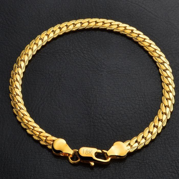 喜平ブレスレット メンズ ブレスレット 喜平ゴールド 18KGOLD 喜平シルバー SILVER FILLED ブレスレット 18K 送料無料 |  | 06