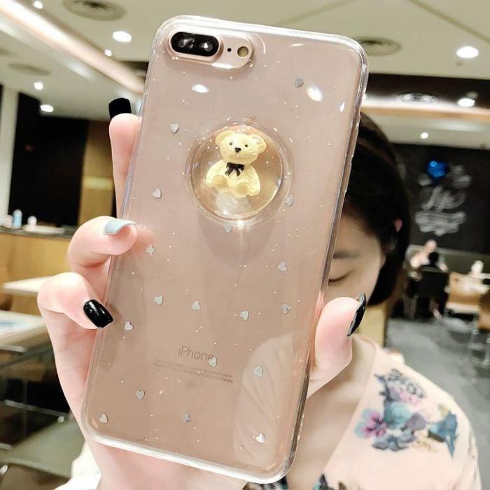 キラキラ くま スノードーム Iphoneケース 透明 Tpuケース クリアケース スマホケース かわいい おしゃれ 送料無料 811 Mistral 通販 Yahoo ショッピング