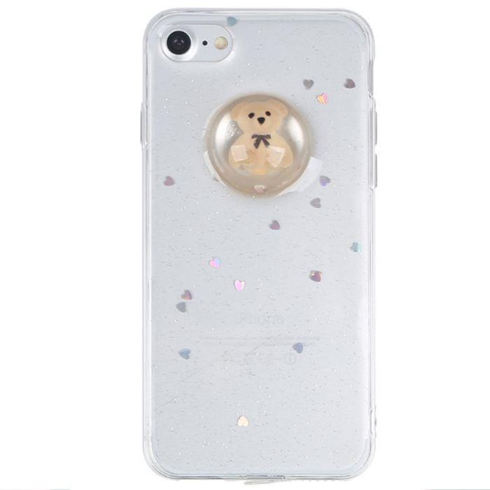 キラキラ くま スノードーム Iphoneケース 透明 Tpuケース クリアケース スマホケース かわいい おしゃれ 送料無料 811 Mistral 通販 Yahoo ショッピング
