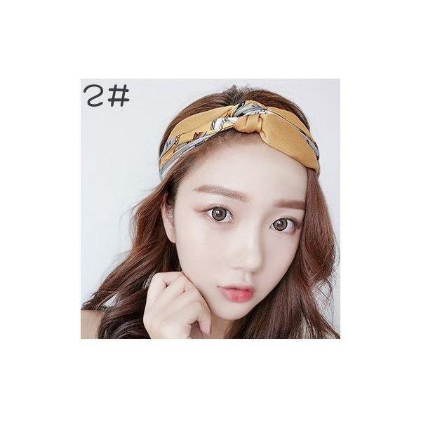 ヘアバンド ターバン クロスヘアーバンド スカーフ柄 おしゃれ 可愛い ヘアアクセサリー 4色 |  | 14
