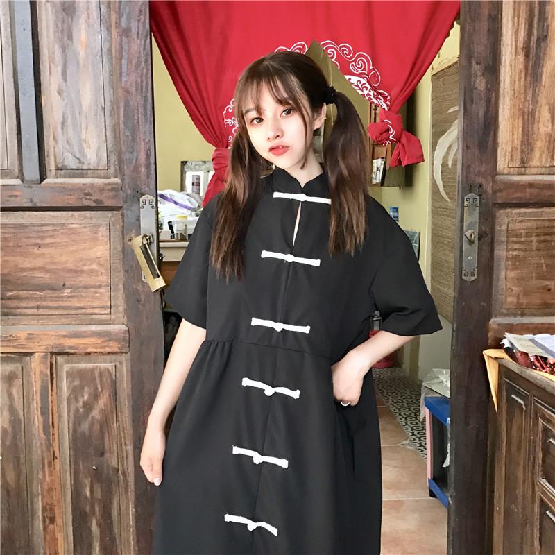 チャイナドレス風 ロリータワンピース 病みかわいい 原宿 病みかわ 青文字系 中華 華ロリ 9 Mistral 通販 Yahoo ショッピング