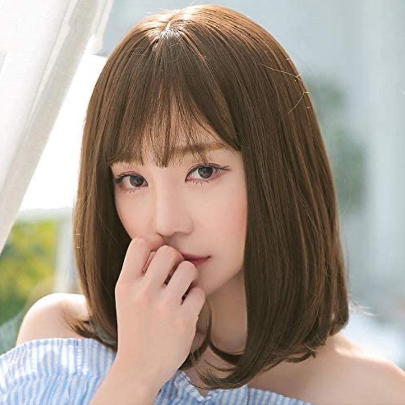 ウィッグ ボブ セミロング 女性用 かつら フルウィッグ 医療用 小顔 ミディアム レディース 軽い 可愛い ヘアネット 付 |  | 09