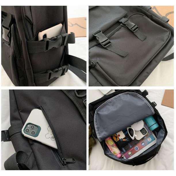 大容量 リュック リュックサック 多機能 韓国 A4 シンプル 無地 通勤 通学 バックパック マザーズバッグ  超軽量 男女兼用 |  | 13