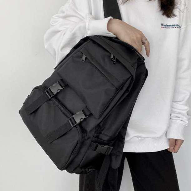 大容量 リュック リュックサック 多機能 韓国 A4 シンプル 無地 通勤 通学 バックパック マザーズバッグ  超軽量 男女兼用 |  | 07