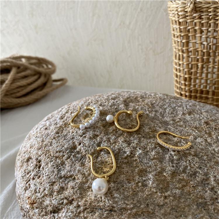 イヤーカフ 4点セット パール ゴールド イヤーカフス イヤカフ ウェアリング ゴールド アクセサリー ジュエリー 両耳 シンプル 重ね付け |  | 13