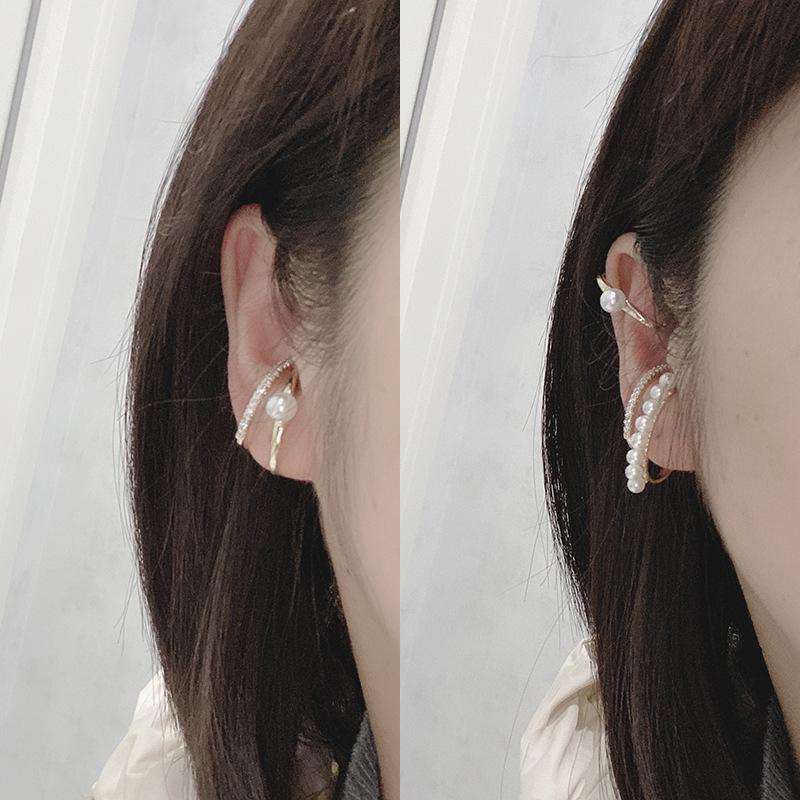 イヤーカフ 4点セット パール ゴールド イヤーカフス イヤカフ ウェアリング ゴールド アクセサリー ジュエリー 両耳 シンプル 重ね付け |  | 03