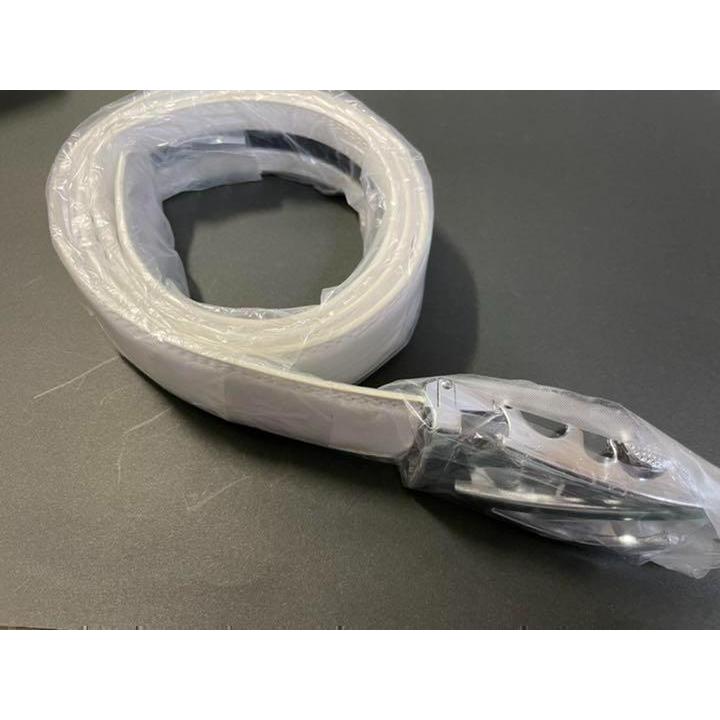 オートロックメンズベルトホワイト白レザー穴なしＺ型バックルおしゃれw4 オートロック メンズベルト ベルト メンズ 白 おしゃれ 穴なし