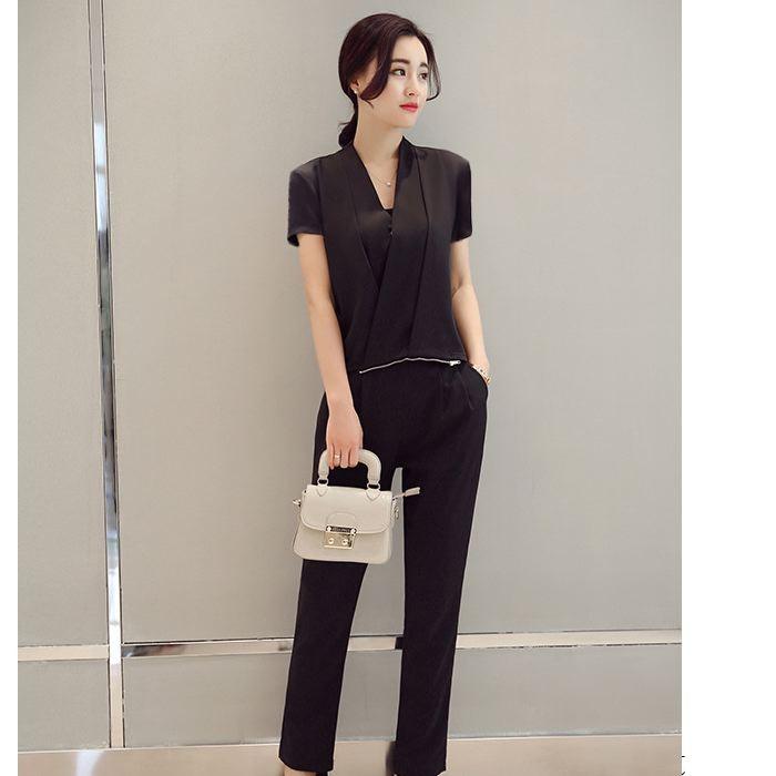 セットアップ レディース フォーマル パンツスーツ 結婚式 二次会 通勤 オールインワン 長袖 半袖 ママスーツ 送料無料 |  | 20