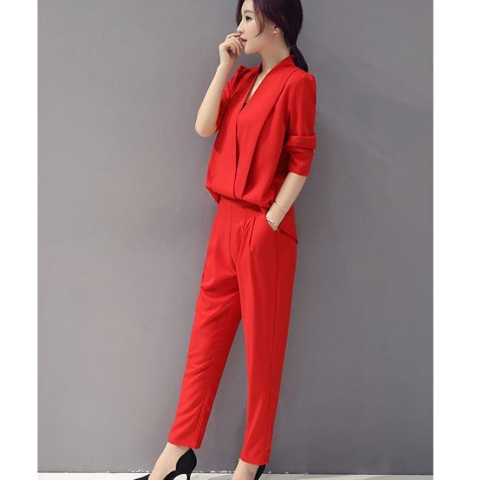 セットアップ レディース フォーマル パンツスーツ 結婚式 二次会 通勤 オールインワン 長袖 半袖 ママスーツ 送料無料 |  | 22
