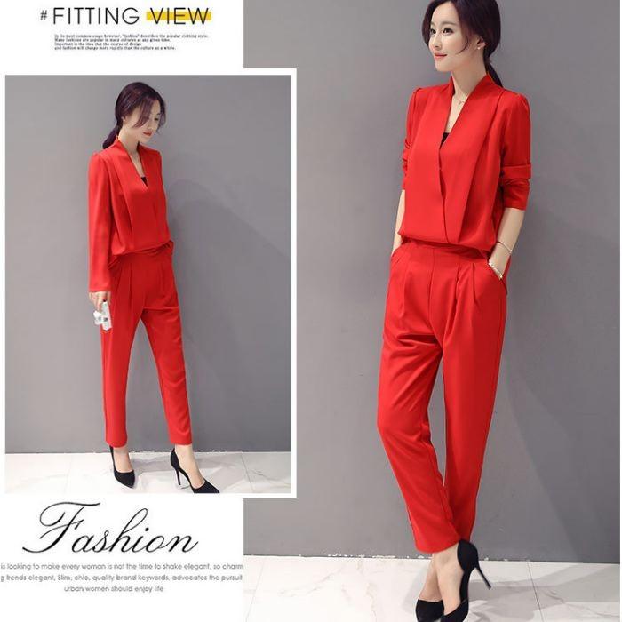 セットアップ レディース フォーマル パンツスーツ 結婚式 二次会 通勤 オールインワン 長袖 半袖 ママスーツ 送料無料 |  | 23