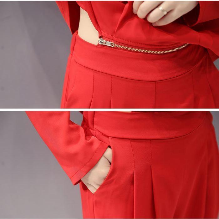 セットアップ レディース フォーマル パンツスーツ 結婚式 二次会 通勤 オールインワン 長袖 半袖 ママスーツ 送料無料 |  | 25