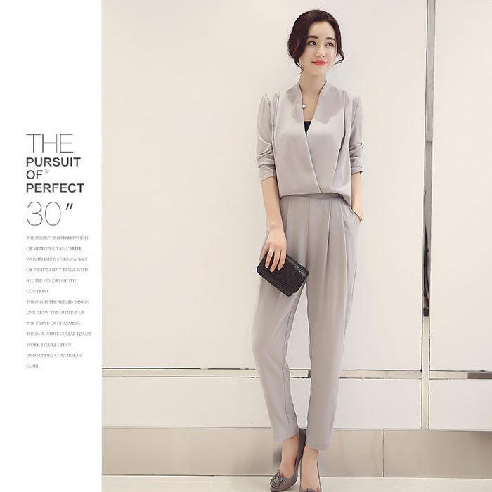 セットアップ レディース フォーマル パンツスーツ 結婚式 二次会 通勤 オールインワン 長袖 半袖 ママスーツ 送料無料 |  | 11