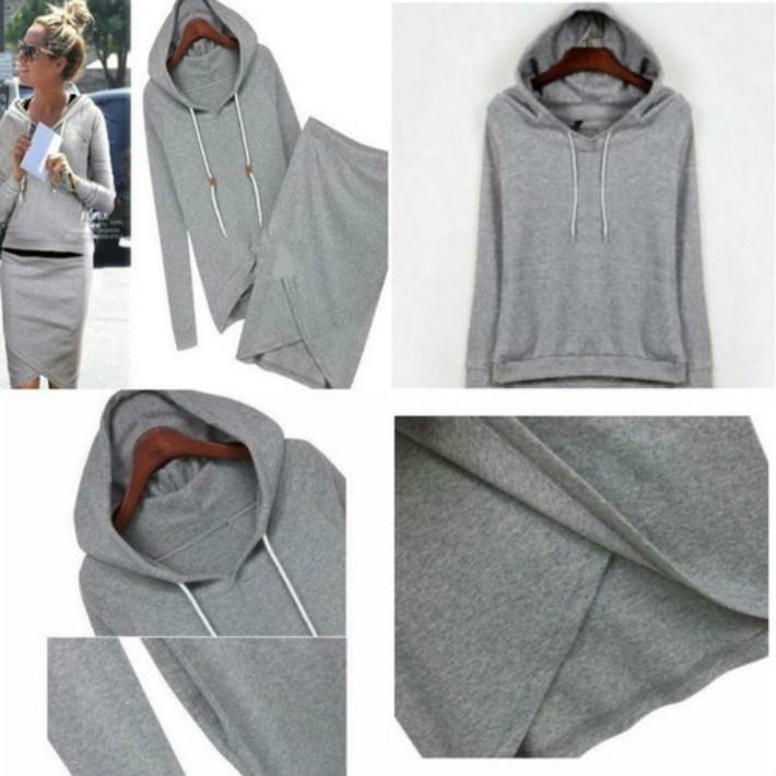 セットアップ レディース スウェットセットアップスカート薄手 パーカー |  | 04