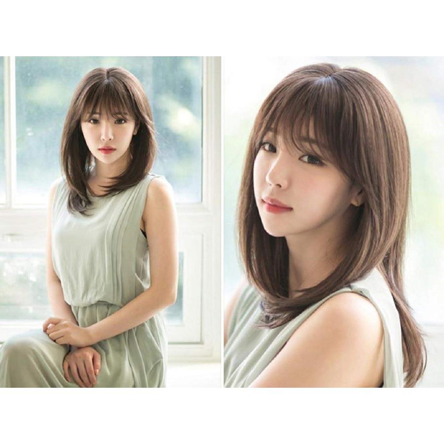 セミロング ウィッグ 肩先ボブ ミディアム ダークブラウン 医療用 カール ミディアム イメチェン 耐熱 WIG 耐熱 フルウィッグ 自然 ボブ |  | 09