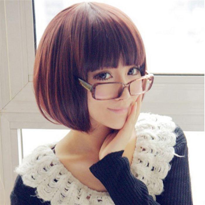 ウィッグ フルウィッグ ショート レディース ボブ 自然 耐熱 安い ネット 付き 送料無料 | 