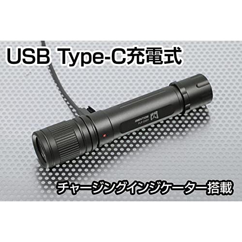 GENTOSジェントス LED 懐中電灯 USB充電式 明るさ450ルーメン/実用点灯10時間/耐塵/防滴 専用充電池使用 閃シリーズ FLP-2307｜irisboa｜06