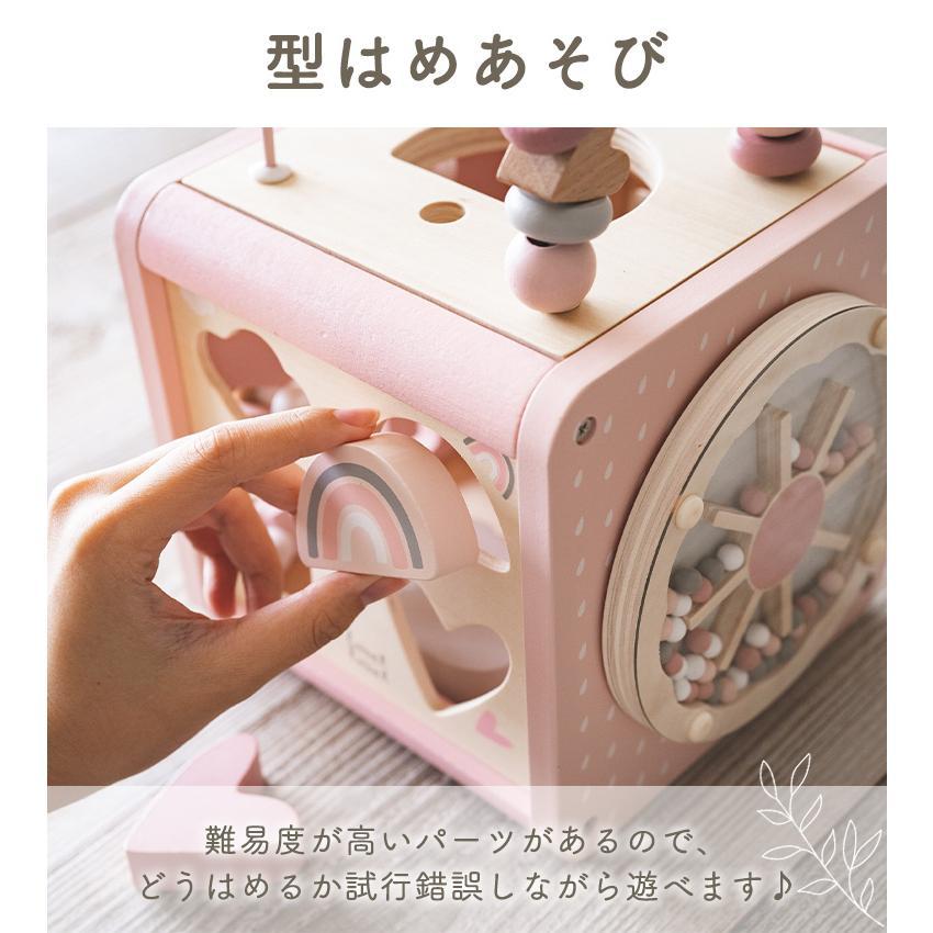 アクティビティキューブ 知育玩具 1歳 2歳 3歳 4歳 レーベルレーベル 男の子 女の子 型はめパズル 誕生日プレゼント 出産祝い labellabelの画像