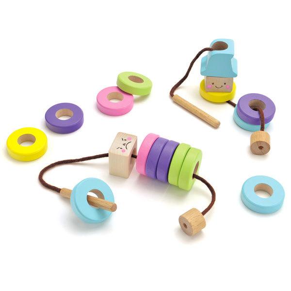ウッディプッディ（WOODY PUDDY） リングテン 知育玩具 1歳 2歳 3歳