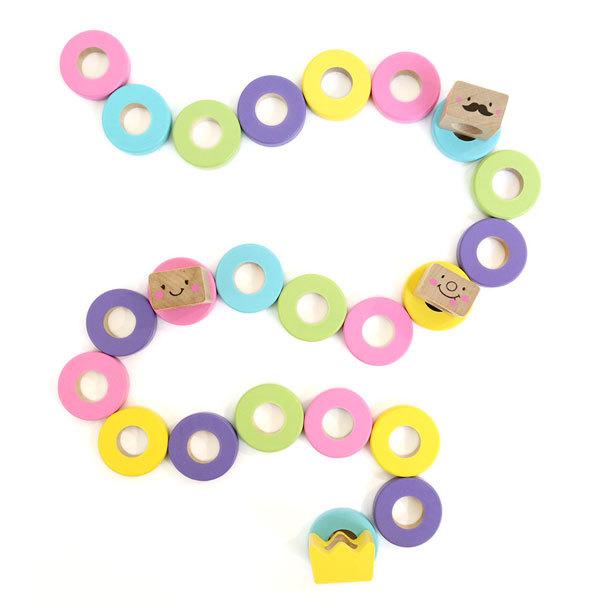 ウッディプッディ（WOODY PUDDY） リングテン 知育玩具 1歳 2歳 3歳