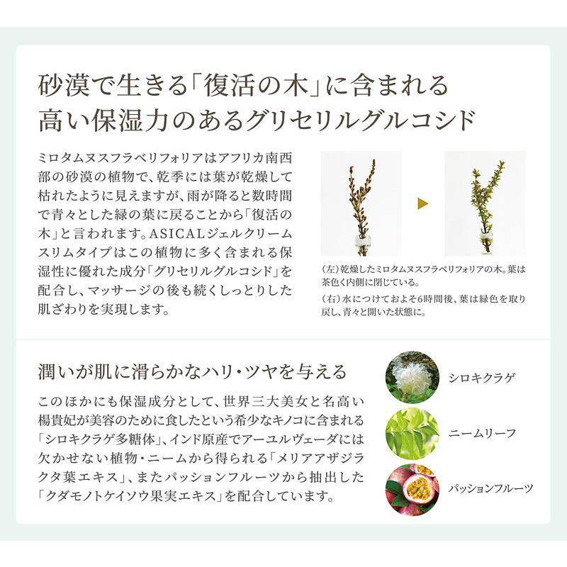 アシカルジェルクリーム スリムタイプ ふくらはぎ・足用マッサージ