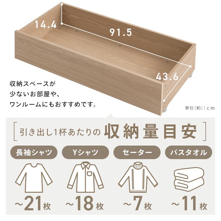 IRIS OHYAMA ベッド ベッドフレーム ダブル ローベッド 収納付き
