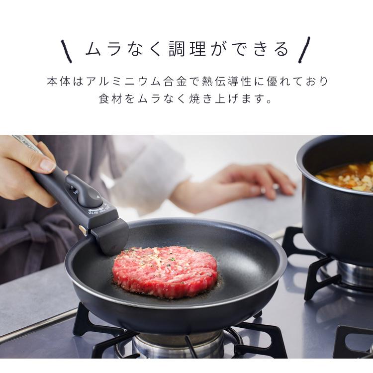 IRIS OHYAMA（アイリスオーヤマ） フライパンセット 9点 取っ手が